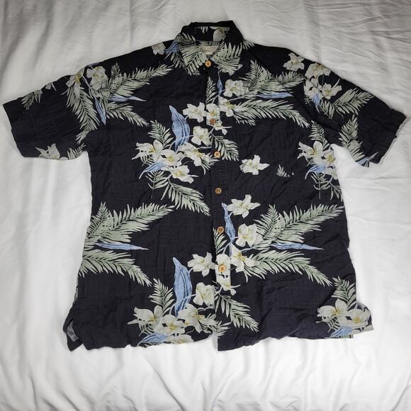 Hawaiian Shirts Mens Sz Medium Silk Spring Summer Beach Hawaii Bowling Shirt Lot - Picture 11 of 11